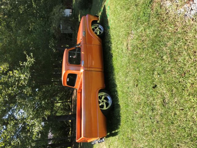 1964 Orange Ford F-100 Standard Cab Pickup
