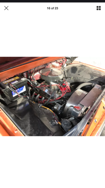 1964 Orange Ford F-100 Standard Cab Pickup