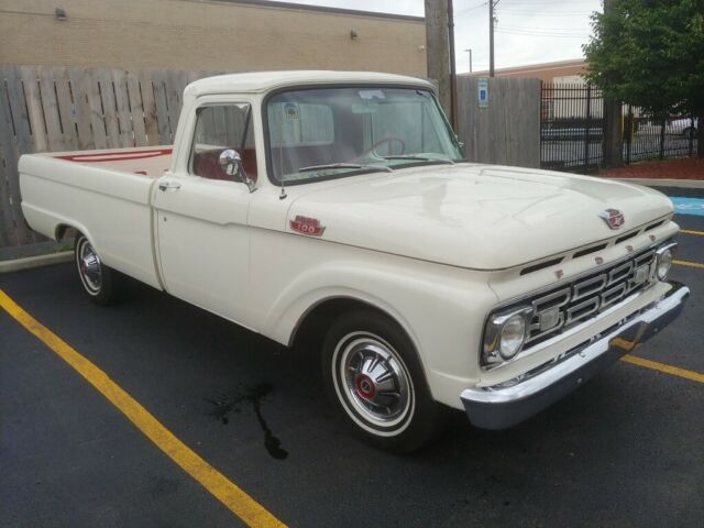 1964 White Ford F-100 Standard Cab Pickup
