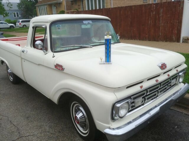 1964 White Ford F-100 Standard Cab Pickup