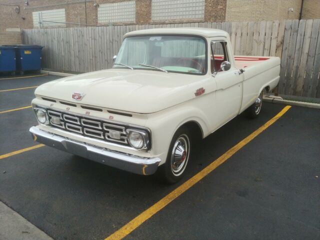1964 White Ford F-100 Standard Cab Pickup