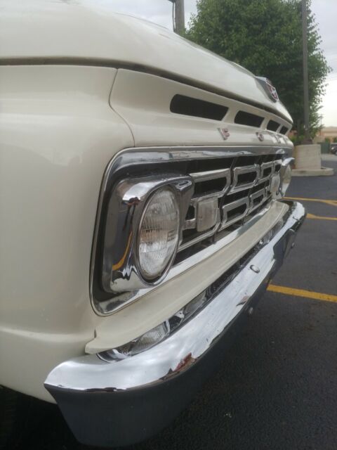 1964 White Ford F-100 Standard Cab Pickup