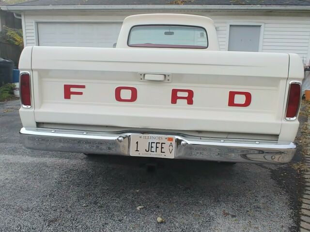 1964 White Ford F-100 Standard Cab Pickup