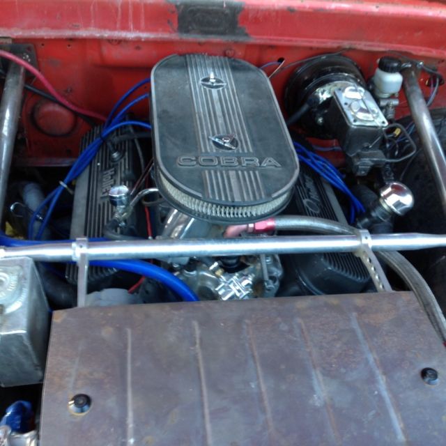 1964 Red Ford F-100 Unibody