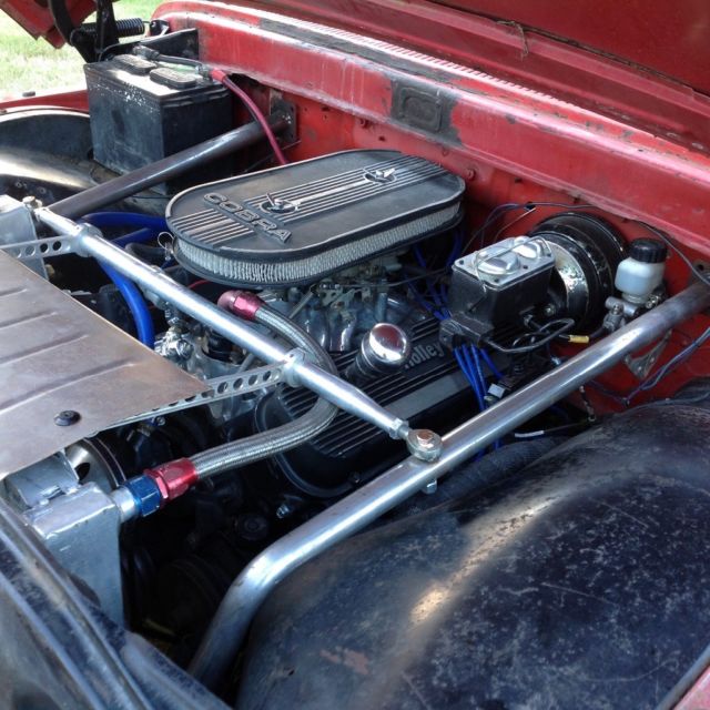 1964 Red Ford F-100 Unibody