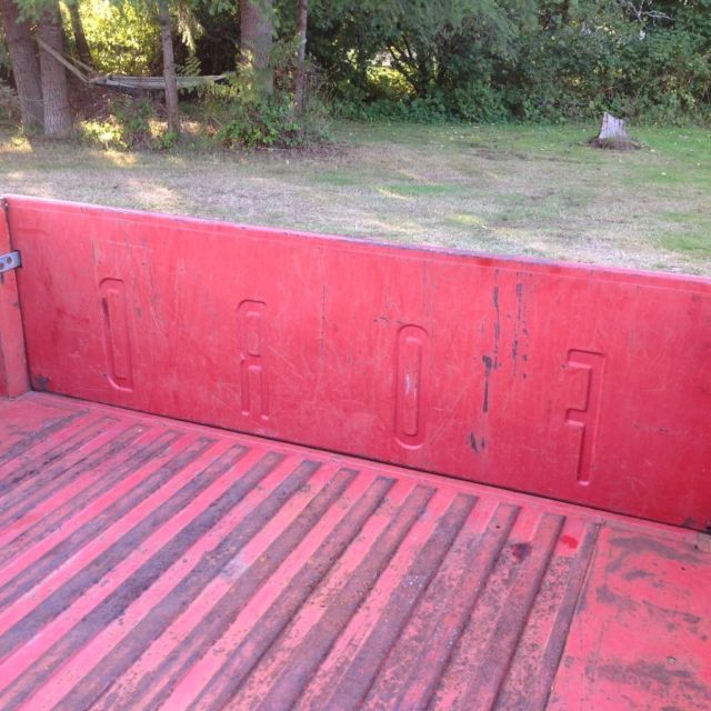 1964 Red Ford F-100 Unibody