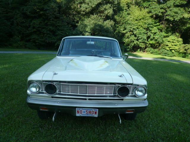 1964 White Ford Fairlane Coupe