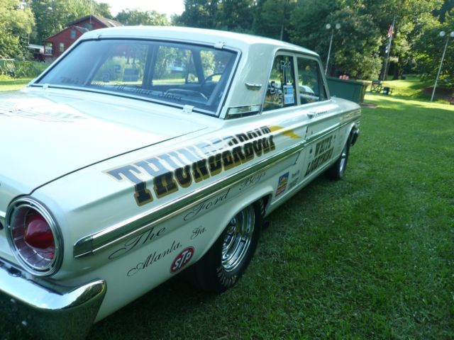 1964 White Ford Fairlane Coupe