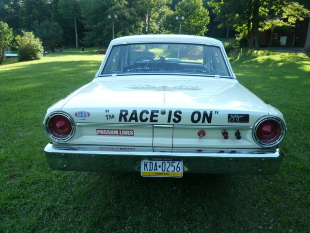 1964 White Ford Fairlane Coupe