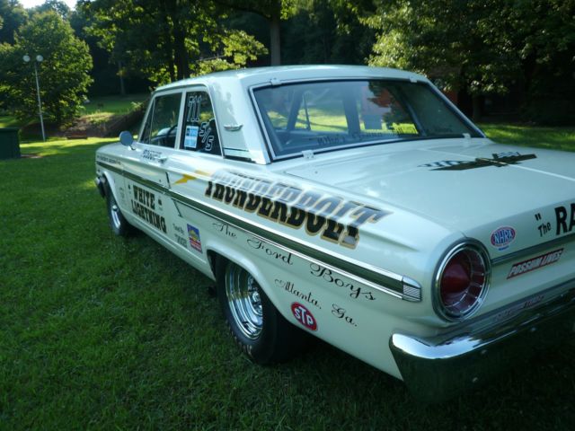 1964 White Ford Fairlane Coupe