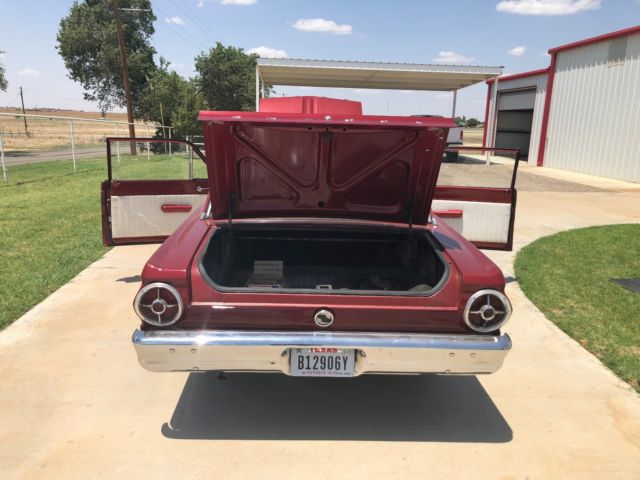 1964 Burgundy Ford Falcon Sedan