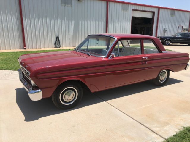 1964 Burgundy Ford Falcon Sedan