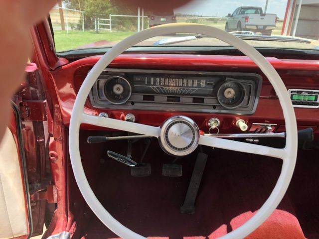 1964 Burgundy Ford Falcon Sedan