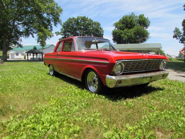 1964 Red Ford Falcon Coupe