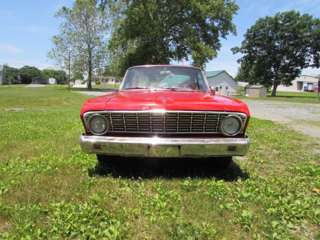 1964 Red Ford Falcon Coupe