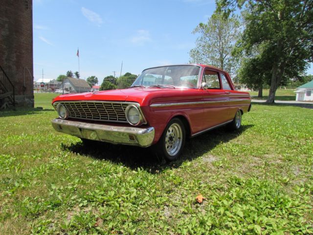 1964 Red Ford Falcon Coupe