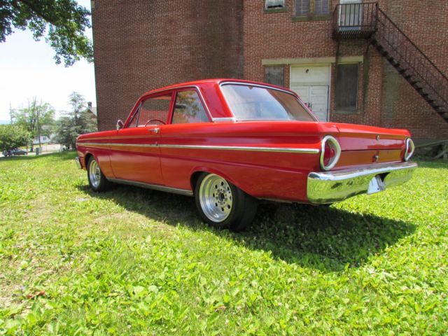 1964 Red Ford Falcon Coupe