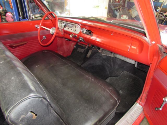1964 Red Ford Falcon Coupe