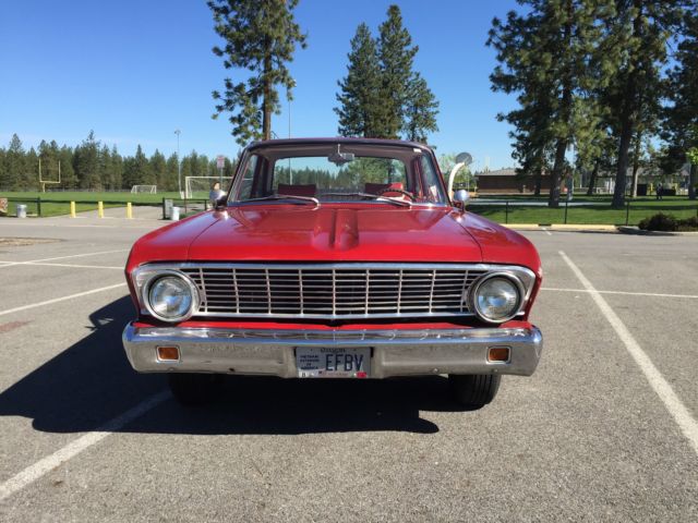 1964 Red Ford Falcon Sedan Delivery