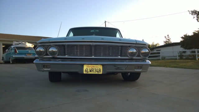 1964 Blue Ford Galaxie Coupe