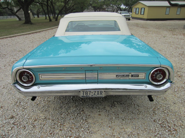 1964 Turquoise Ford Galaxie U/K