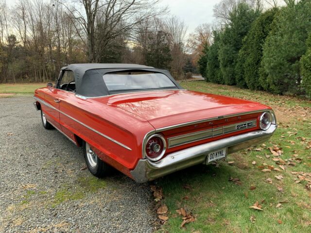 1964 Red with Black top Ford Galaxie Convertible