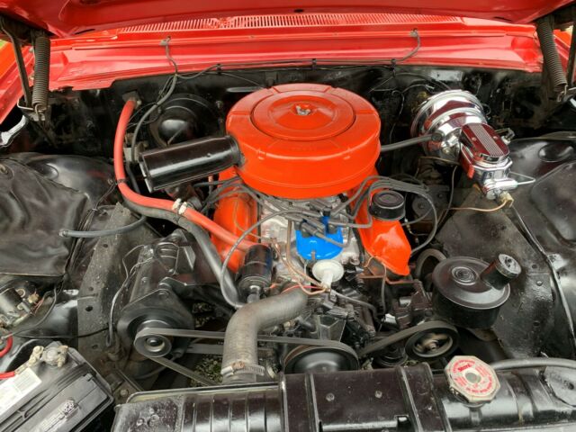 1964 Red with Black top Ford Galaxie Convertible