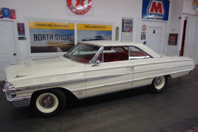 1964 White Ford Galaxie 2 door