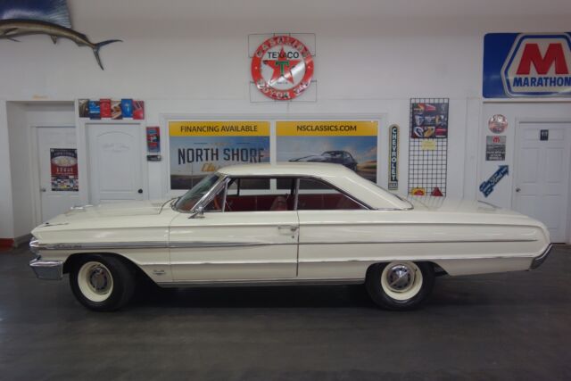 1964 White Ford Galaxie 2 door