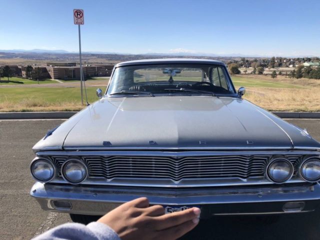 1964 Silver Ford Galaxie Sedan