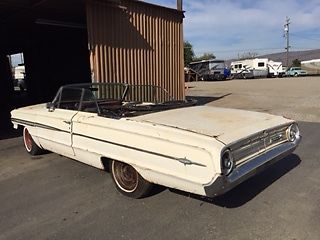 1964 Black Ford Galaxie Convertible