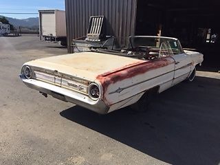 1964 Black Ford Galaxie Convertible