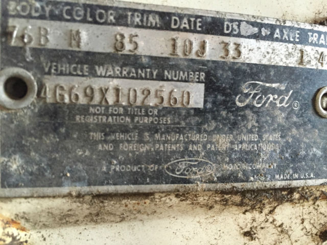 1964 Black Ford Galaxie Convertible