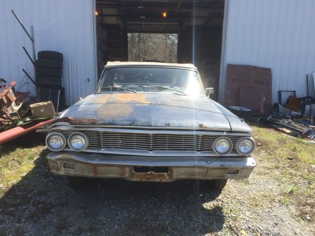 1964 White Ford Galaxie