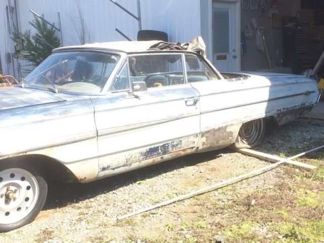 1964 White Ford Galaxie