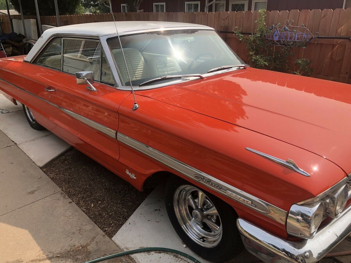 1964 Orange Ford Galaxie 500 XL Coupe