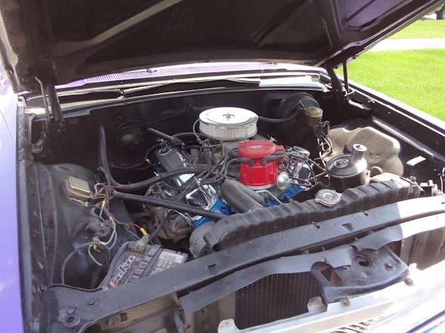 19640000 Purple Ford Galaxie Convertible