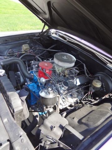 19640000 Purple Ford Galaxie Convertible