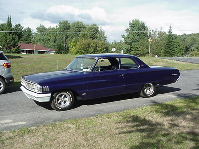1964 Blue Ford Galaxie Coupe