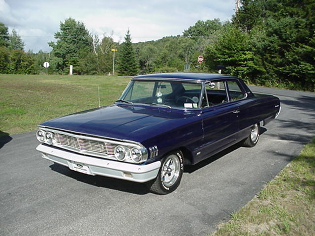 1964 Blue Ford Galaxie Coupe