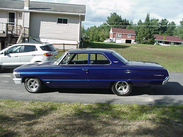 1964 Blue Ford Galaxie Coupe