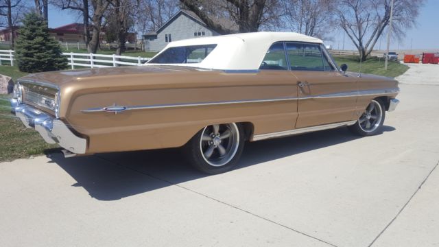 1964 Gold Ford Galaxie Convertible