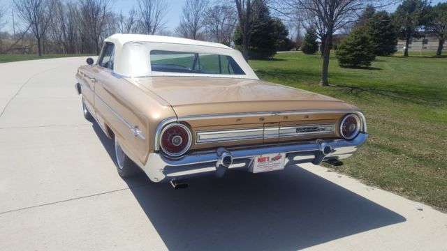 1964 Gold Ford Galaxie Convertible