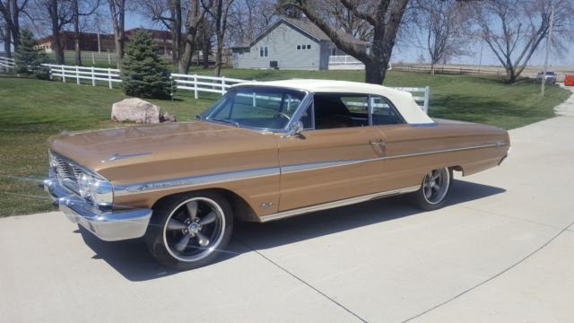 1964 Gold Ford Galaxie Convertible