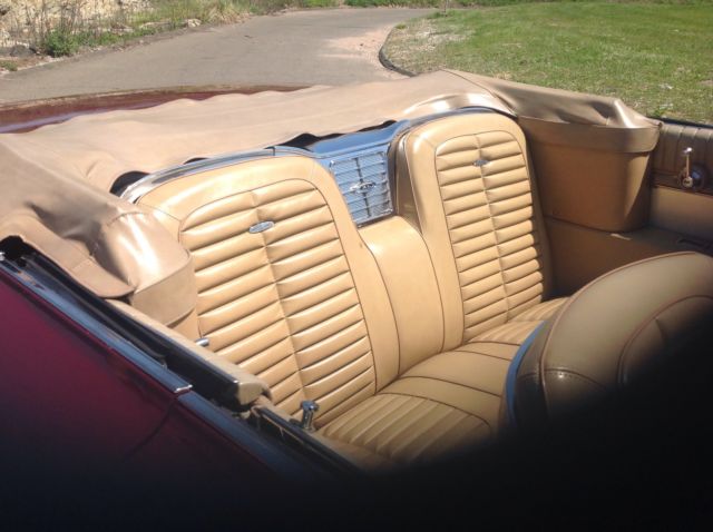1964 Burgundy Ford Galaxie Convertible