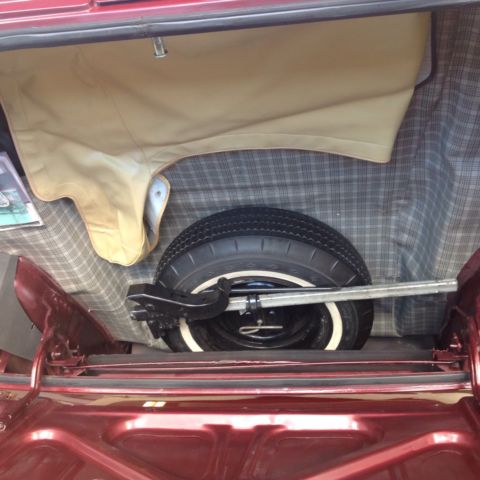 1964 Burgundy Ford Galaxie Convertible