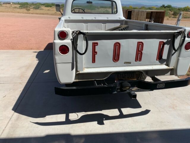 1964 White Ford F-100 Cab & Chassis