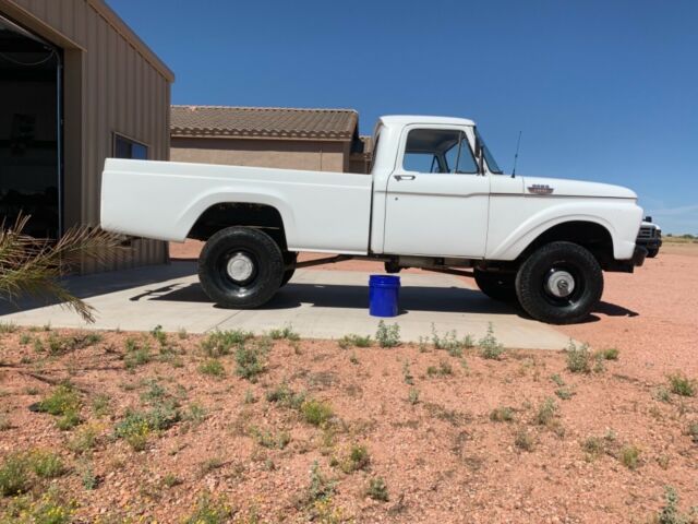 1964 White Ford F-100 Cab & Chassis