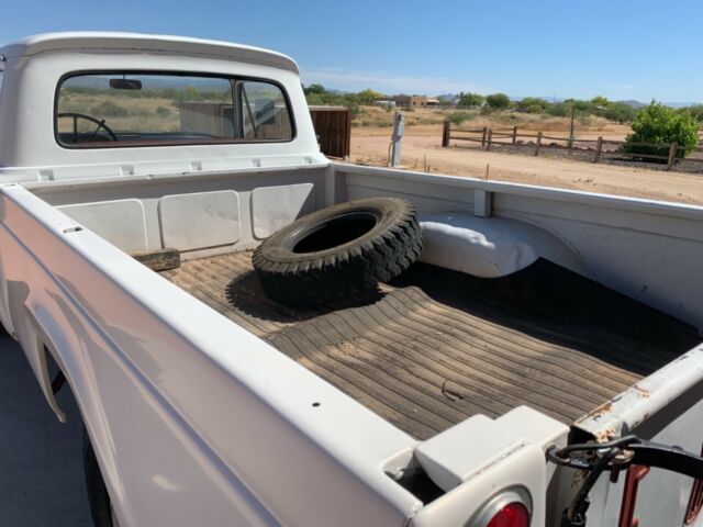 1964 White Ford F-100 Cab & Chassis