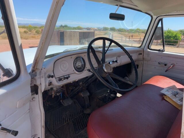 1964 White Ford F-100 Cab & Chassis